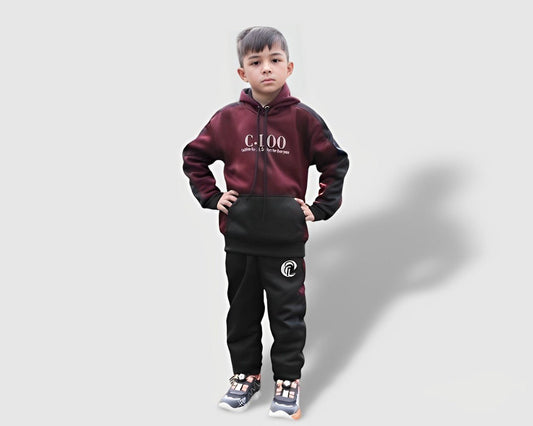 Maroon Max - Winter Hoodie Tracksuit